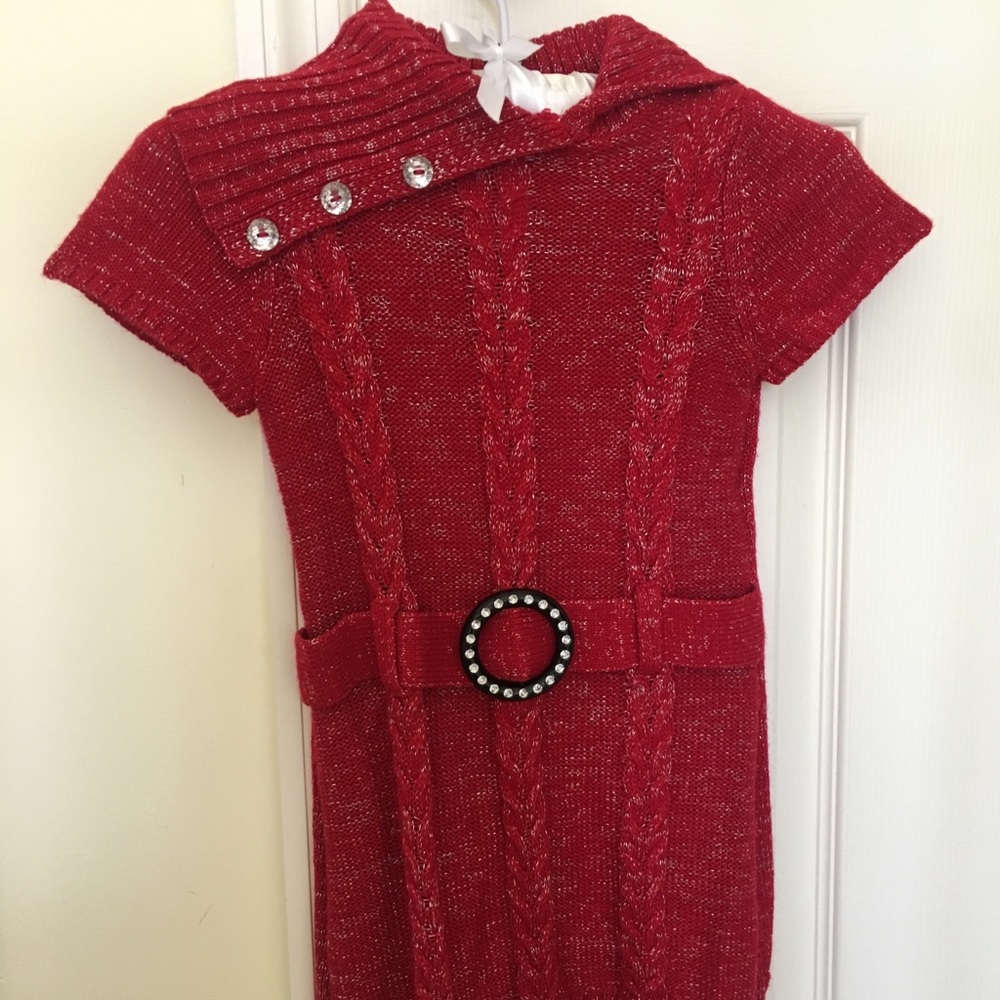 Red Sweater Dress